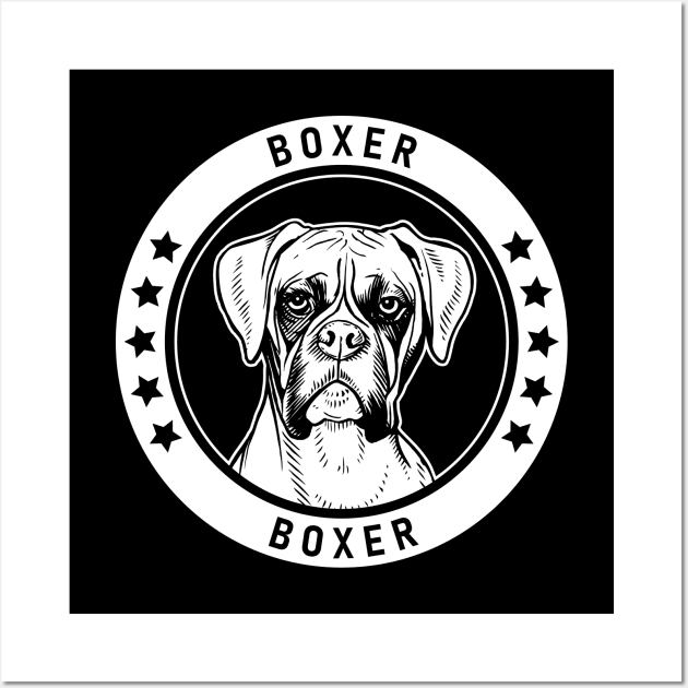 Boxer Fan Gift Wall Art by millersye